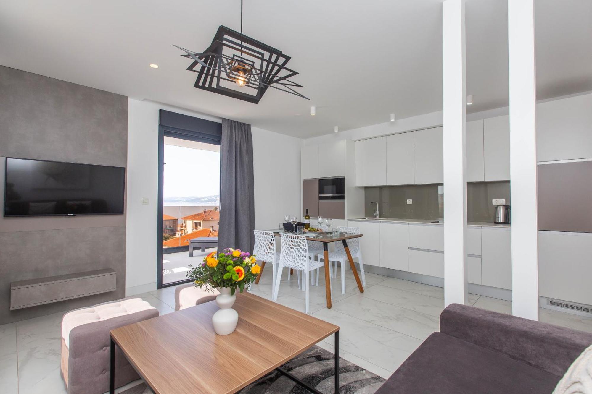 Villa 23 B Heated Pool Trogir Ngoại thất bức ảnh